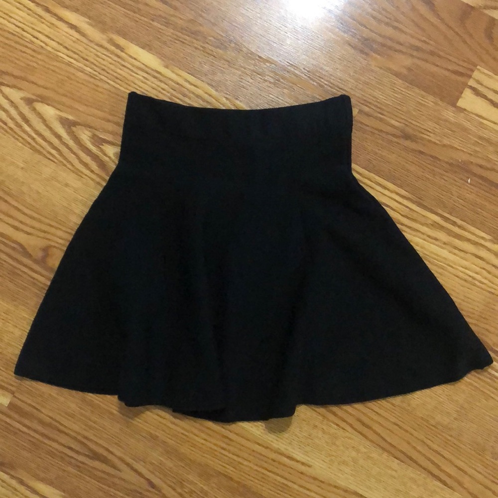 Black Cotton Skirt